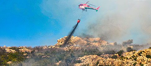 incendi campagna antincendi elicottero 